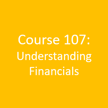 Course 107 - Understanding Financials