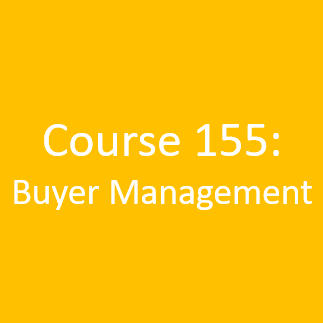 Course 155 - Buyer Management