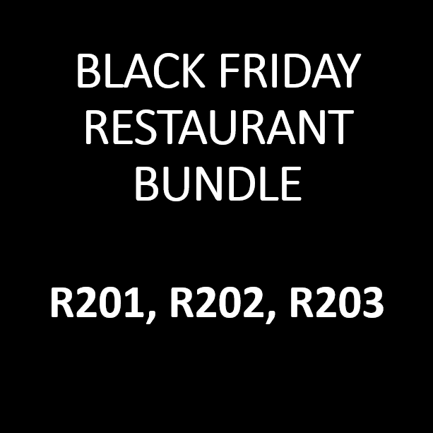 BLACK FRIDAY Restaurant Courses Bundle: R201, R202, R203