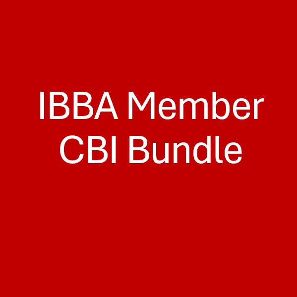 IBBA Member CBI Bundle (Part 1)